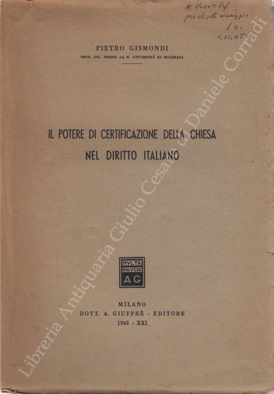 Il potere di certificazione della chiesa nel diritto italiano | Immagine Gallery 2
