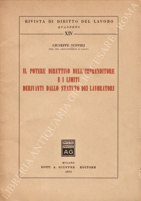 Il potere direttivo dell'imprenditore e i limiti derivanti dallo statuto … | Immagine Gallery 2
