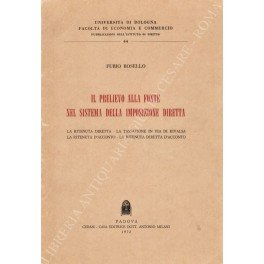 Il prelievo alla fonte nel sistema della imposizione diretta. La …