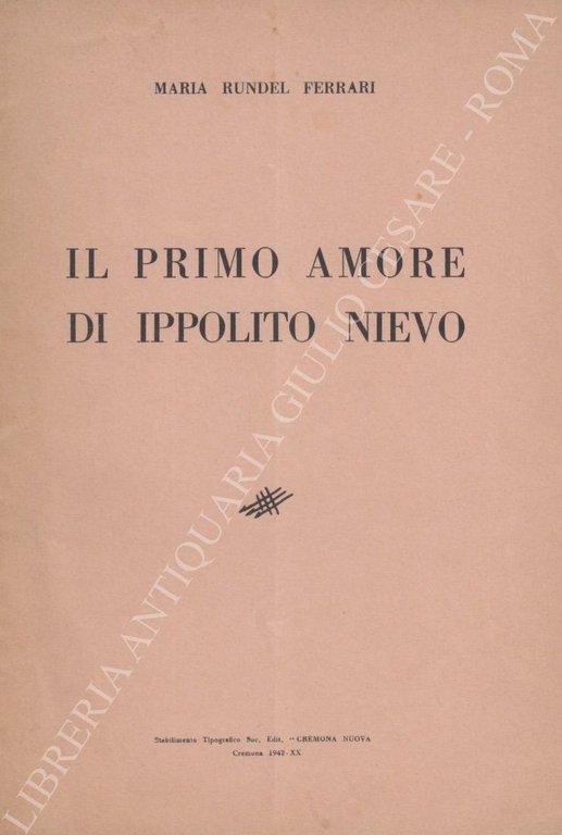 Il primo amore di Ippolito Nievo | Immagine Gallery 2
