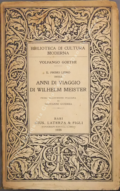 Il primo libro degli anni di viaggio di Wilhelm Meister. … | Immagine Gallery 2