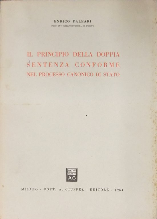 Il principio della doppia sentenza conforme nel processo canonico di … | Immagine Gallery 2