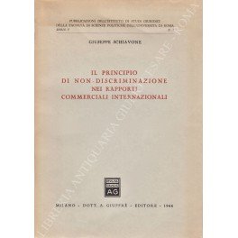 Il principio di non-discriminazione nei rapporti commerciali internazionali