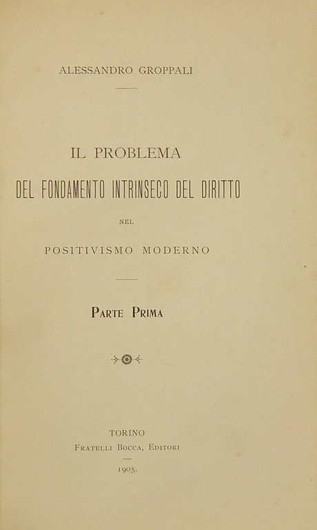 Il problema del fondamento intrinseco del diritto nel positivismo moderno. … | Immagine Gallery 2