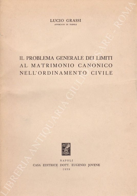 Il problema generale dei limiti al matrimonio canonico nell'ordinamento civile | Immagine Gallery 2