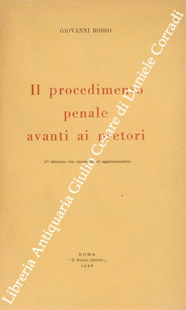 Il procedimento penale avanti ai pretori | Immagine Gallery 2