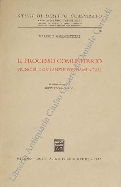 Il processo comunitario. Principi e garanzie fondamentali. Presentazione di Riccardo … | Immagine Gallery 2