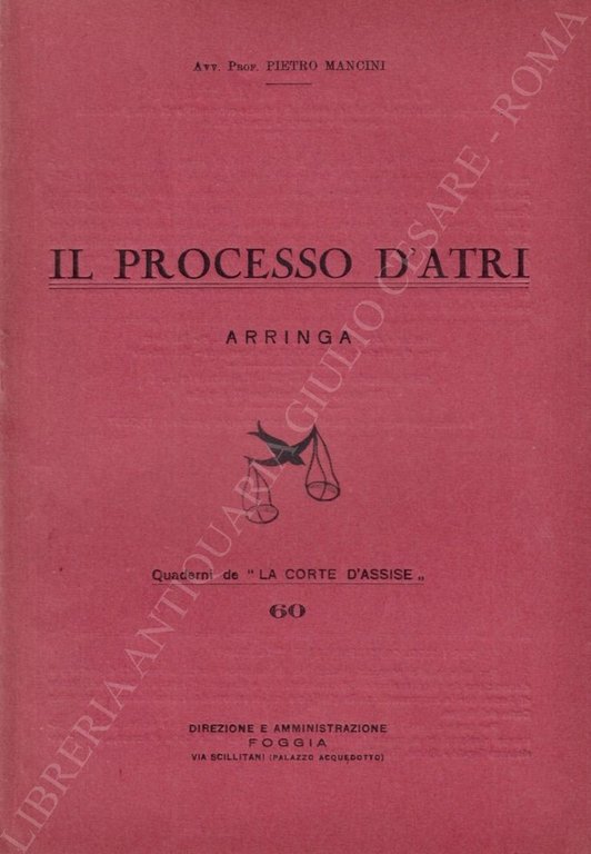 Il processo d'Atri. Arringa | Immagine Gallery 2