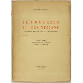 Il processo di cognizione secondo il rito vigente dal 1° …