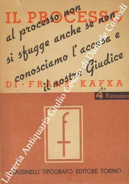 Il processo. Versione e prefazione di Alberto Spaini | Immagine principale