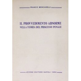 Il provvedimento abnorme nella teoria del processo penale