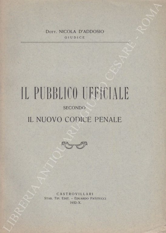 Il pubblico ufficiale secondo il Nuovo Codice Penale | Immagine Gallery 2