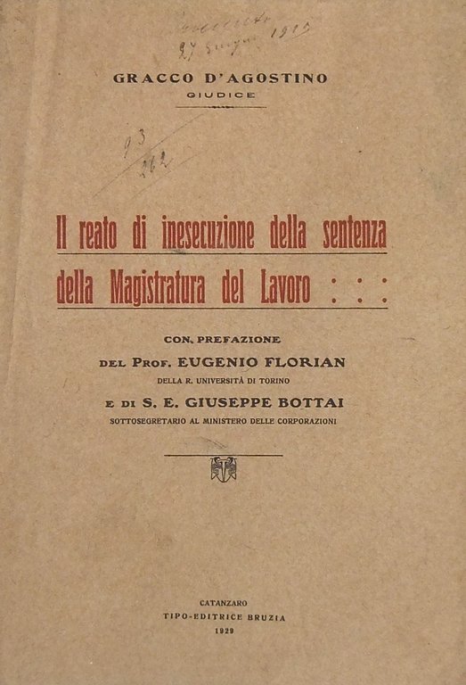 Il reato di inesecuzione della sentenza della Magistratura del Lavoro. … | Immagine Gallery 2
