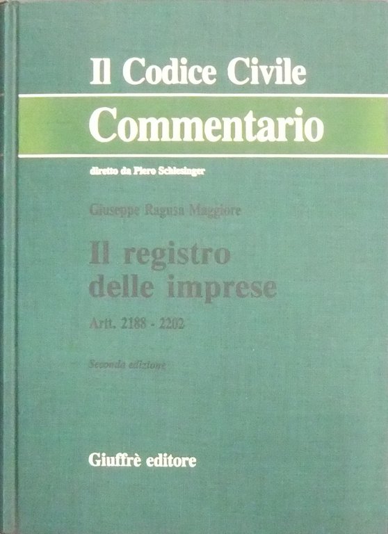 Il registro delle imprese. Artt. 2188-2202 | Immagine Gallery 2