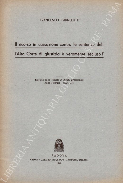 Il ricorso in cassazione contro le sentenze dell'Alta Corte di … | Immagine Gallery 2