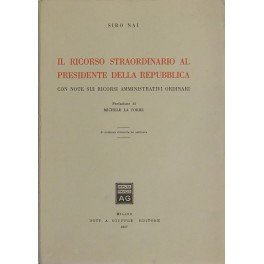 Il ricorso straordinario al Presidente della Repubblica con note sui …