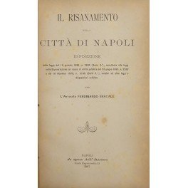 Il risanamento della citta di Napoli. Esposizione