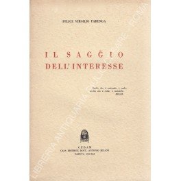 Il saggio dell'interesse