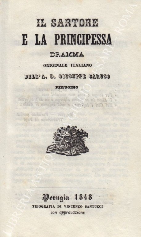 Il sartore e la principessa dramma originale italiano dell'A.D. Giuseppe … | Immagine Gallery 2