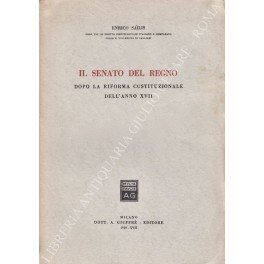 Il Senato del Regno dopo la riforma costituzionale dell'Anno XVII