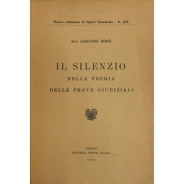 Il silenzio nella teoria delle prove giudiziali