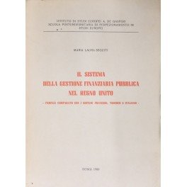 Il sistema della gestione finanziaria pubblica nel Regno Unito. Profilo …