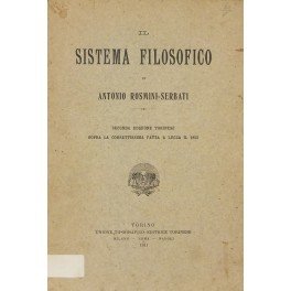 Il sistema filosofico.