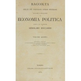 Il sistema sociale dell'economia umana. Prefazione di Gerolamo Boccardo