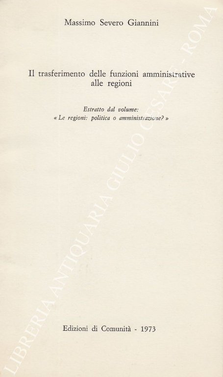 Il trasferimento delle funzioni amministrative alle regioni | Immagine Gallery 2