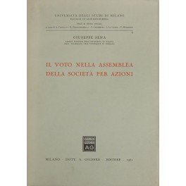 Il voto nella assemblea della societa per azioni