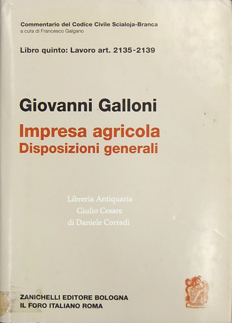 Impresa agricola. Disposizioni generali. Art. 2135-2139 | Immagine Gallery 2