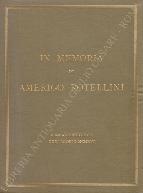 In memoria di Amerigo Rotellini. S. Paolo (Brasile) - II … | Immagine Gallery 2
