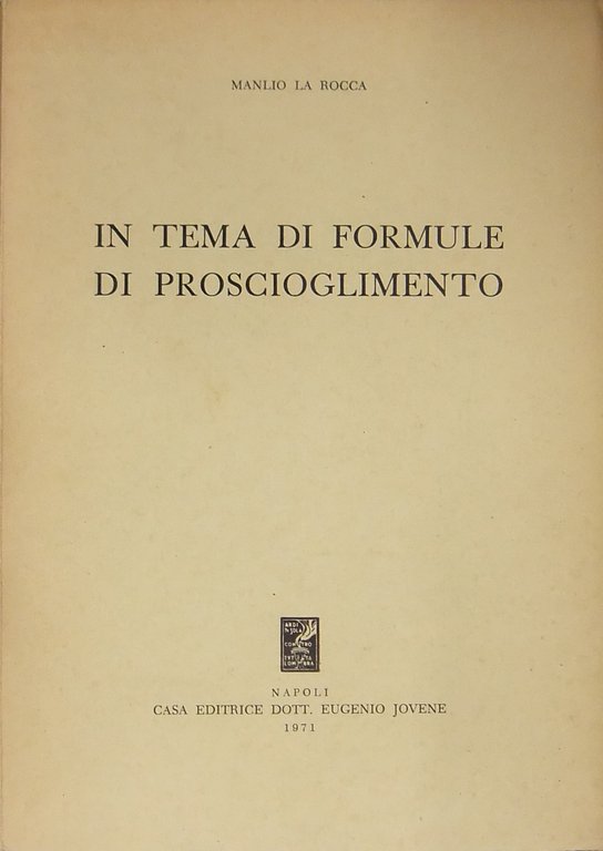 In tema di formule di proscioglimento | Immagine Gallery 2