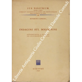 Indagini sul Bolognini. Giurisprudenza e filologia nel quattrocento italiano