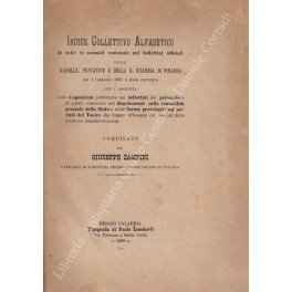 Indice Collettivo Alfabetico di tutte le normali contenute nei bollettini …
