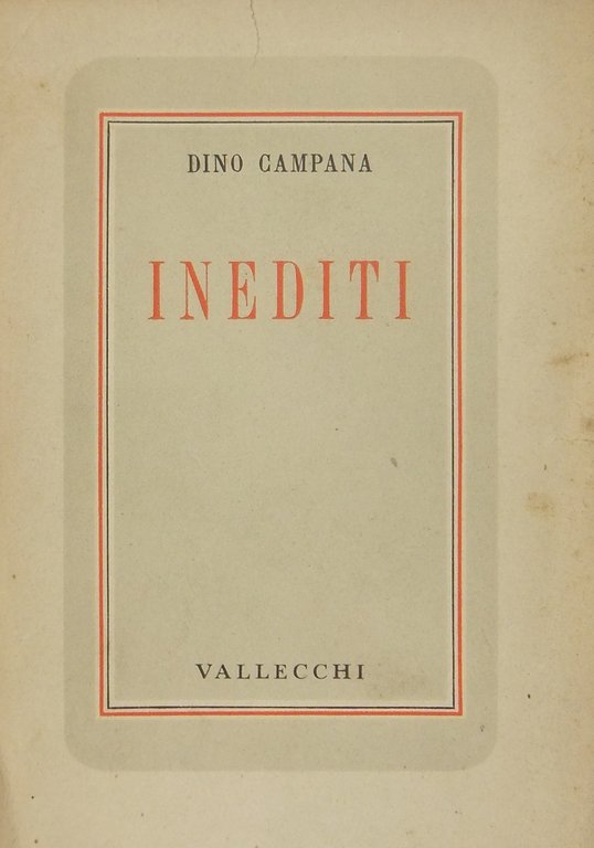 Inediti. Raccolti a cura di Enrico Falqui | Immagine Gallery 2