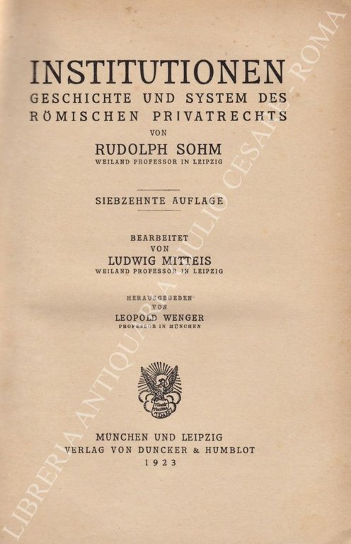 Institutionen geschichte und system des romischen privatrechts | Immagine Gallery 2