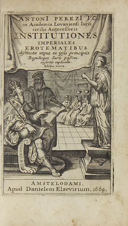 Institutiones imperiales erotematibus distinctae atque ex ipsis principiis regulisque juris … | Immagine Gallery 2