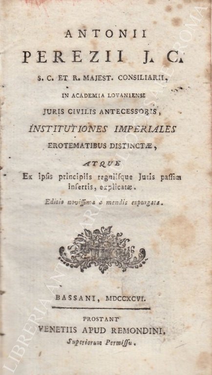 Institutiones imperiales erotematibus distinctae, atque Ex ipsis principiis regulisque juris … | Immagine Gallery 2