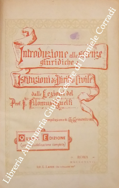 Introduzione alle scienze giuridiche e Istituzioni di diritto civile dalle … | Immagine Gallery 2