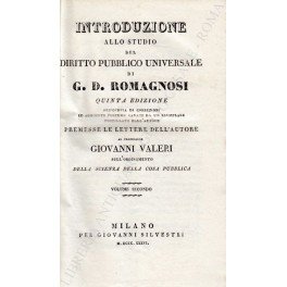 Introduzione allo studio del diritto pubblico universale di G. D. …