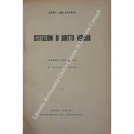 Istituzioni di diritto agrario. Vol. I - Parte generale (unico …