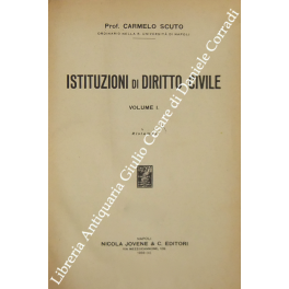 Istituzioni di diritto civile. Vol. I