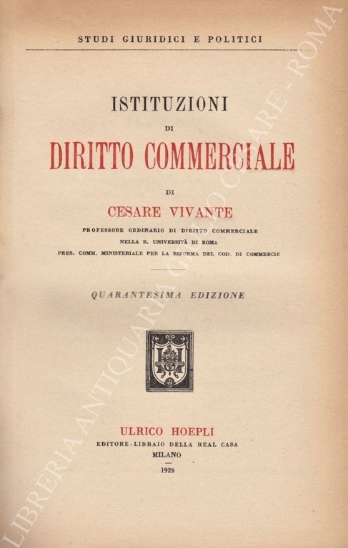 Istituzioni di diritto commerciale | Immagine Gallery 2