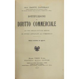 Istituzioni di diritto commerciale ad uso delle scuole medie di …