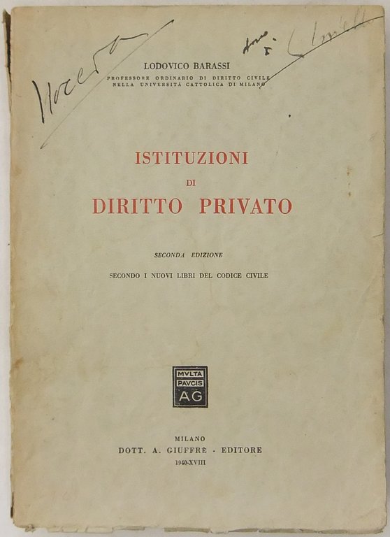 Istituzioni di diritto privato. Secondo i nuovi libri del Codice … | Immagine Gallery 2