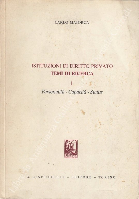 Istituzioni di diritto privato. Temi di ricerca. Vol. I - … | Immagine Gallery 2