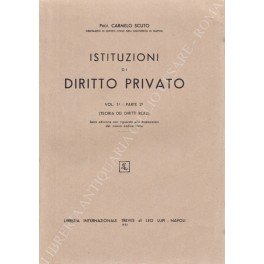 Istituzioni di diritto privato. Vol. I, Parte II - (Teoria … | Immagine principale