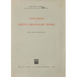 Istituzioni di diritto processuale penale