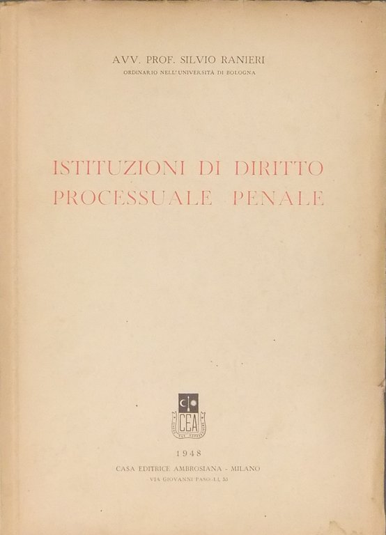 Istituzioni di diritto processuale penale | Immagine Gallery 2